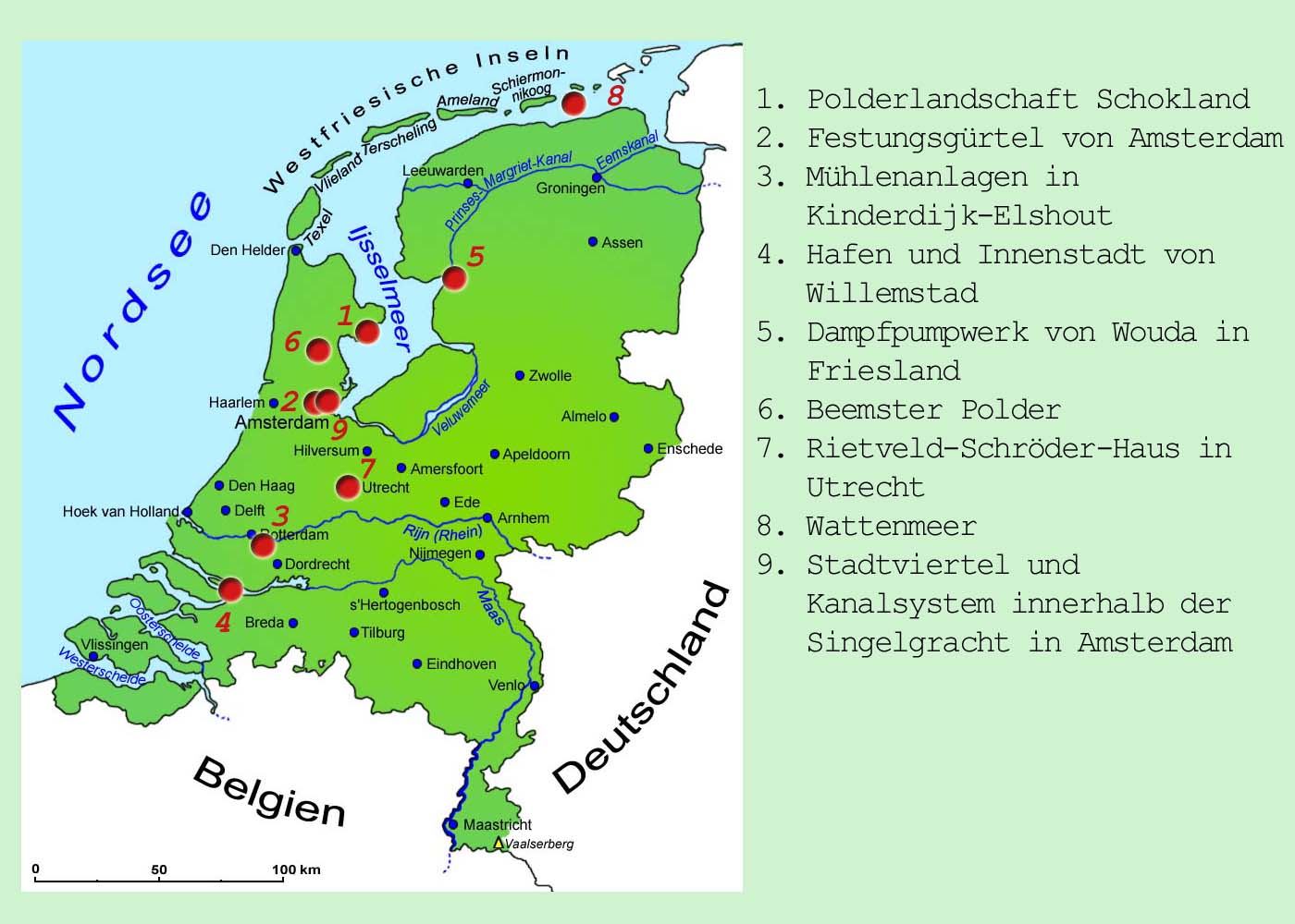 Niederlande: Sehenswürdigkeiten | Länder | Niederlande | Goruma