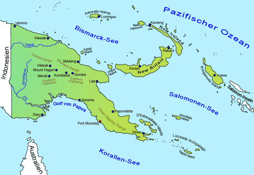 landkarte papua neuguinea Papua Neuguinea Geografie Und Landkarte Lander Papua Neuguinea Goruma landkarte papua neuguinea