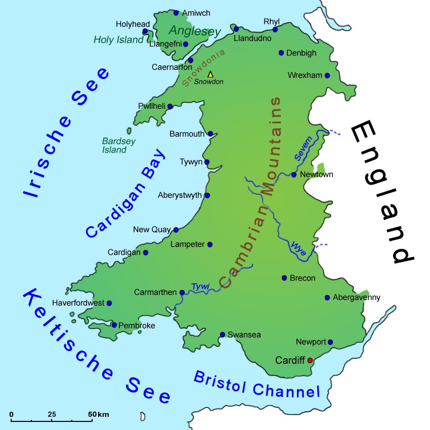 Übersicht von Wales | Länder | Wales | Goruma