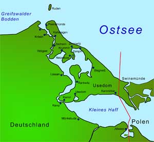 Wo liegt die insel usedom ? - BildFragen.de